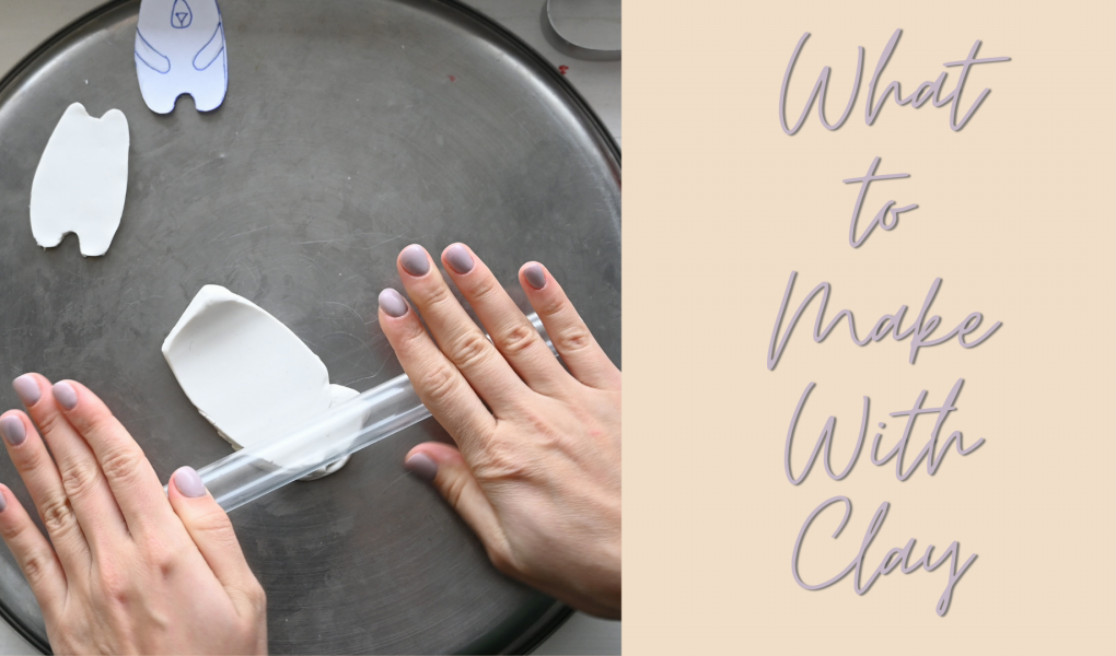 hands rolling out clay